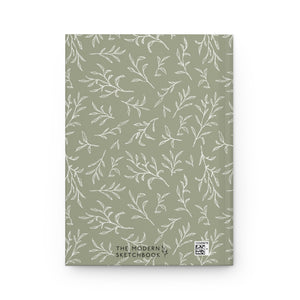 "Sage Leaves" Hardcover Journal