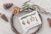 Load image into Gallery viewer, Custom Family Christmas Ornament Print