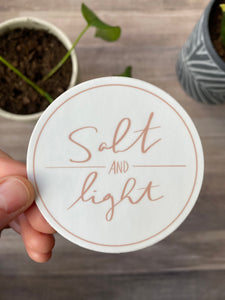 "Salt & Light" Sticker