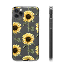 Load image into Gallery viewer, Sunflower Clear Case