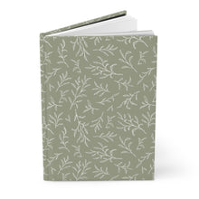 Load image into Gallery viewer, &quot;Sage Leaves&quot; Hardcover Journal