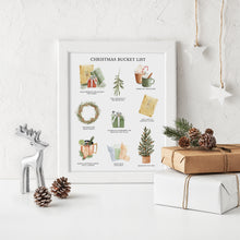 Load image into Gallery viewer, &quot;Christmas Bucket List&quot; Print