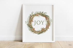 "JOY" Wreath