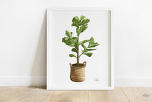 Load image into Gallery viewer, &quot;Fiddle Leaf Fig&quot; Watercolor Art Print