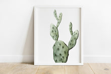 Load image into Gallery viewer, &quot;Prickly Pear Cactus&quot; No. 3 Watercolor Print