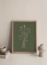 Load image into Gallery viewer, &quot;Wildflowers&quot; Sage Colored Print