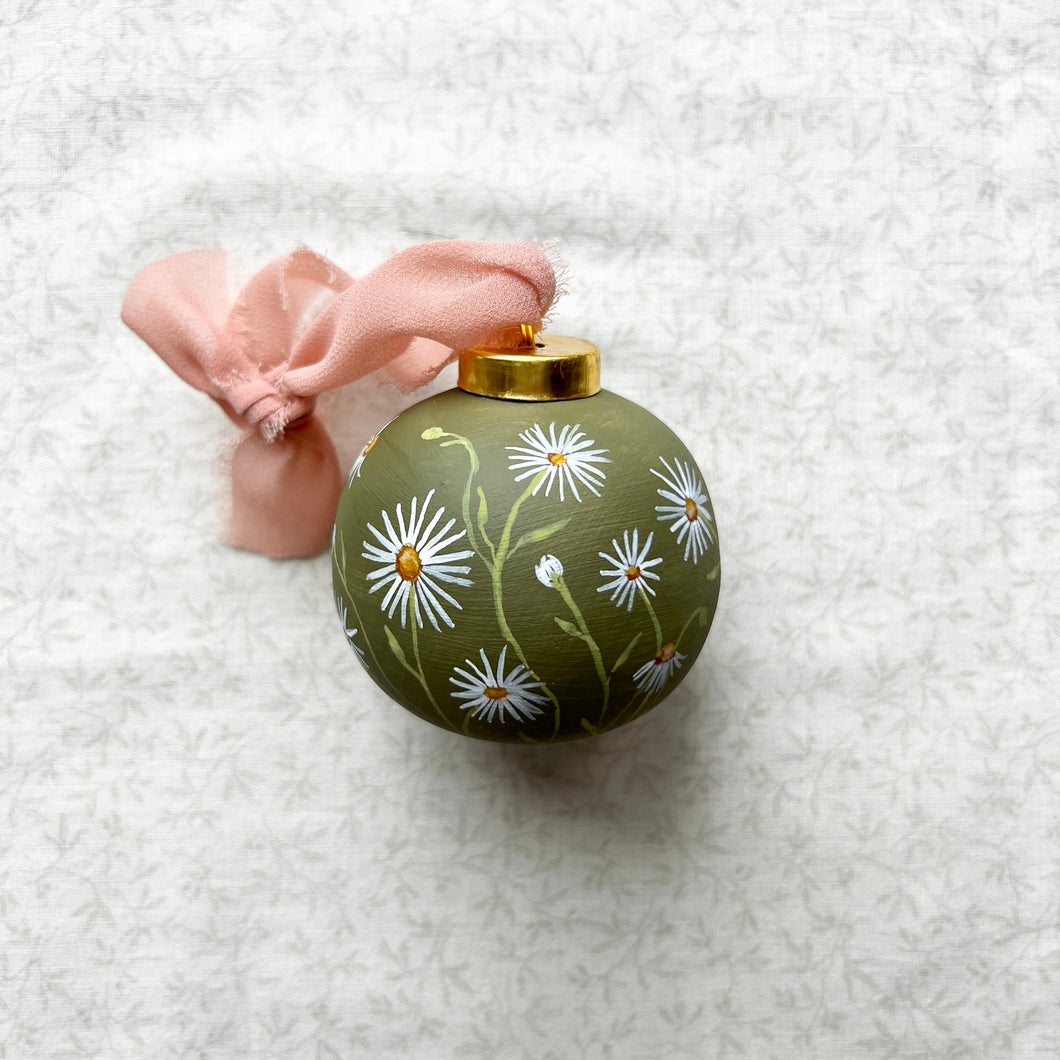 Christmas Ornament: Fleabane Daisies