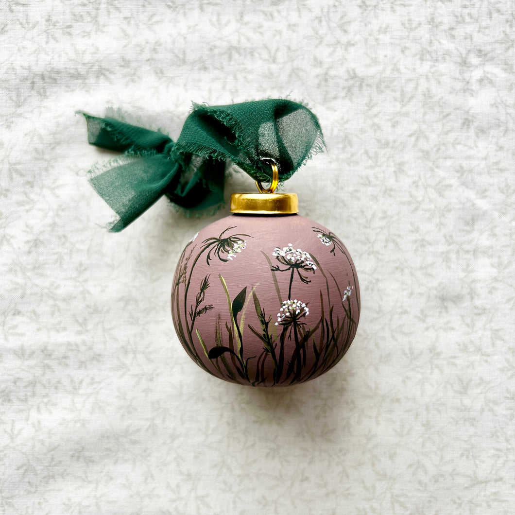 Christmas Ornament: Queen Anne's Lace
