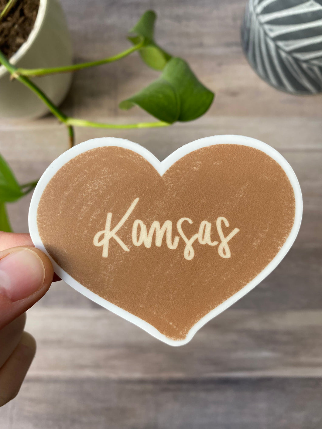 Kansas Heart Sticker