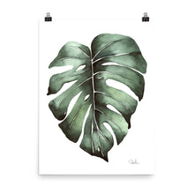 Load image into Gallery viewer, &quot;Monstera Leaf&quot; Watercolor Print