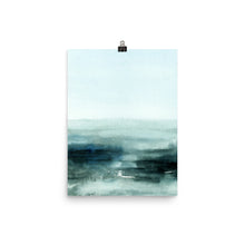 Load image into Gallery viewer, &quot;Peace Be Still&quot; (Cobalt) Watercolor Print