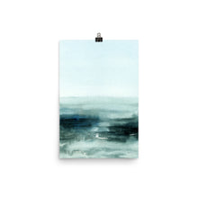 Load image into Gallery viewer, &quot;Peace Be Still&quot; (Cobalt) Watercolor Print