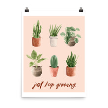 Load image into Gallery viewer, &quot;Just Keep Growing&quot; (Blush) Print