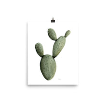 Load image into Gallery viewer, &quot;Prickly Pear Cactus&quot; No. 1 Watercolor Print